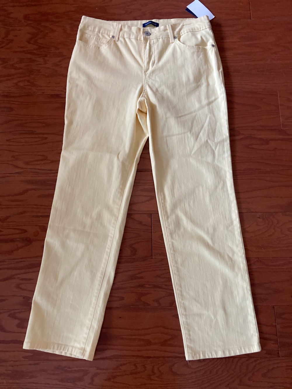 Bandolino Yellow Lemon Whip Mandie Jeans Size 10 S New With Tags